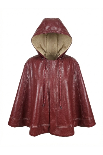 Cape Vinyle bordeaux fabriquée en Italie