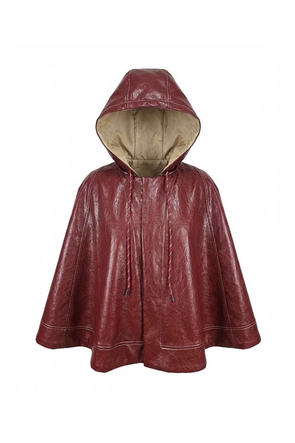 Cape Vinyle bordeaux fabriquée en Italie