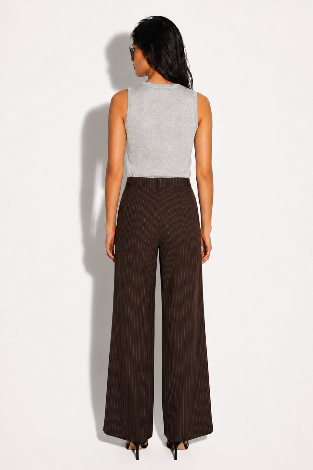 Charlie Maura Chocolate Pants, made in Italy.