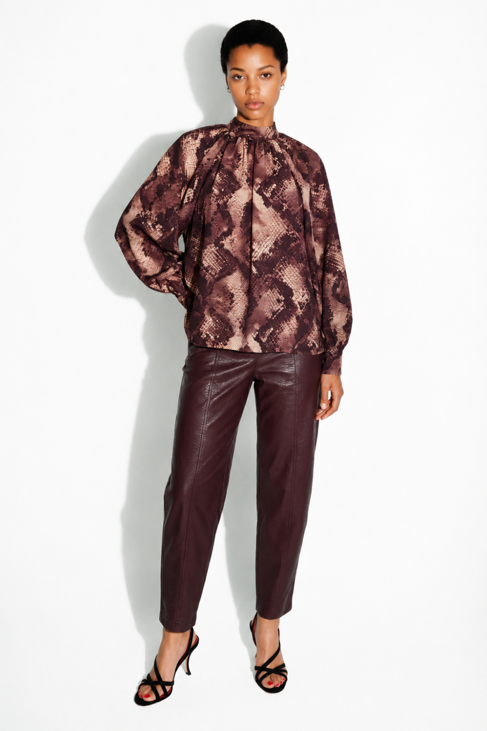 Blouse Alba Python fabriqué en Italie