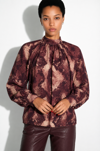 Blouse Alba Python fabriqué en Italie