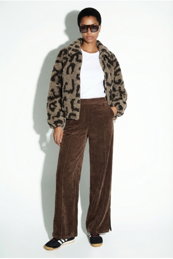 Pantalon Charlie Boro chocolat fabriqué en Italie
