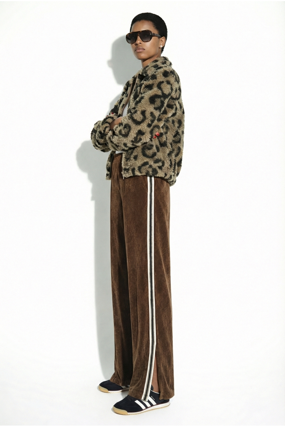 Pantalon Charlie Boro chocolat fabriqué en Italie