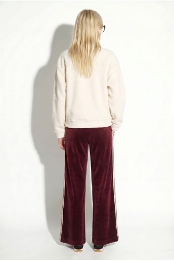 Pantalon Charlie Boro bordeaux fabriqué en Italie