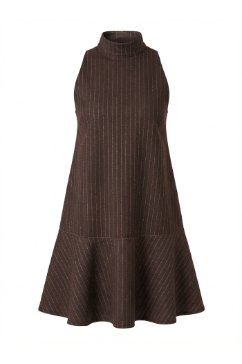 Dress Blake Maura chocolat fabriqué en Italie