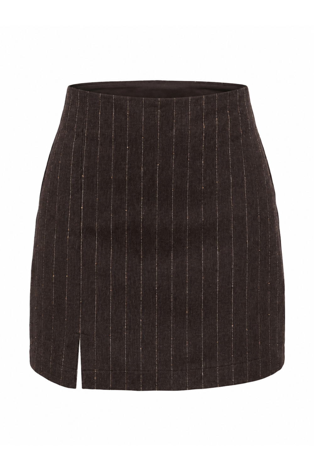 Sia Goccia Story Chocolate Shorts Skirt, Made in Italy
