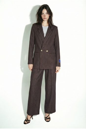 Blazer Ema Goccia Story chocolat fabriqué en Italie