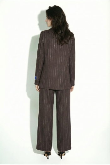 Blazer Ema Goccia Story chocolat fabriqué en Italie