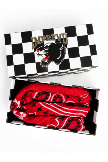 FOULARD HERA PRINT FOULARD ROUGE