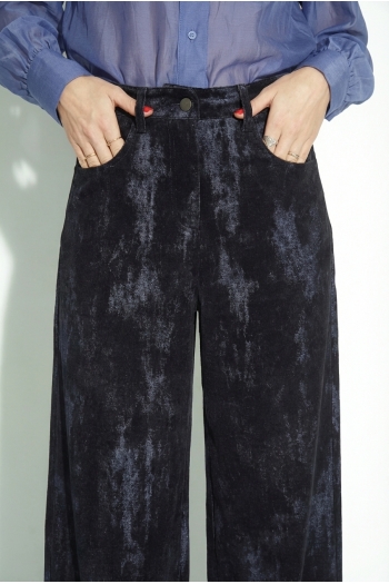 Pantalon Swiggy velour used black fabriqué au Portugal