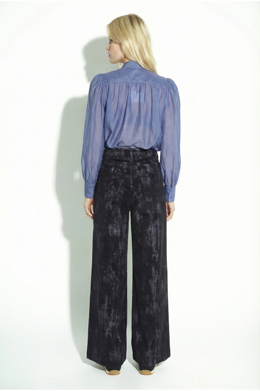 Pantalon Swiggy velour used black fabriqué au Portugal