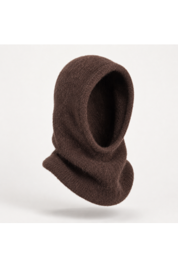 Cagoule chocolat fabriquée en Italie