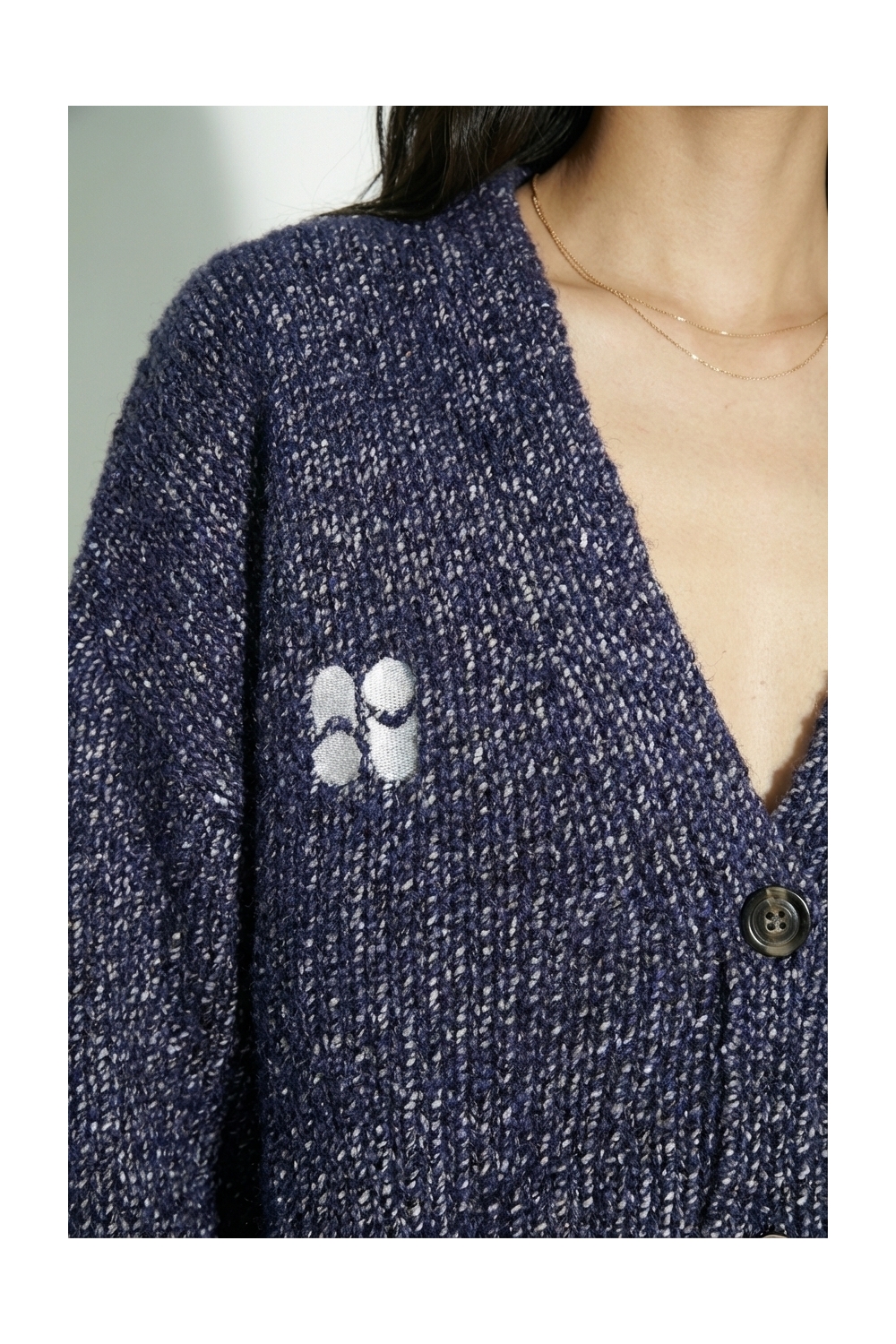 Cardigan Tilga Chine Twiggy Nava fabriqué en Italie