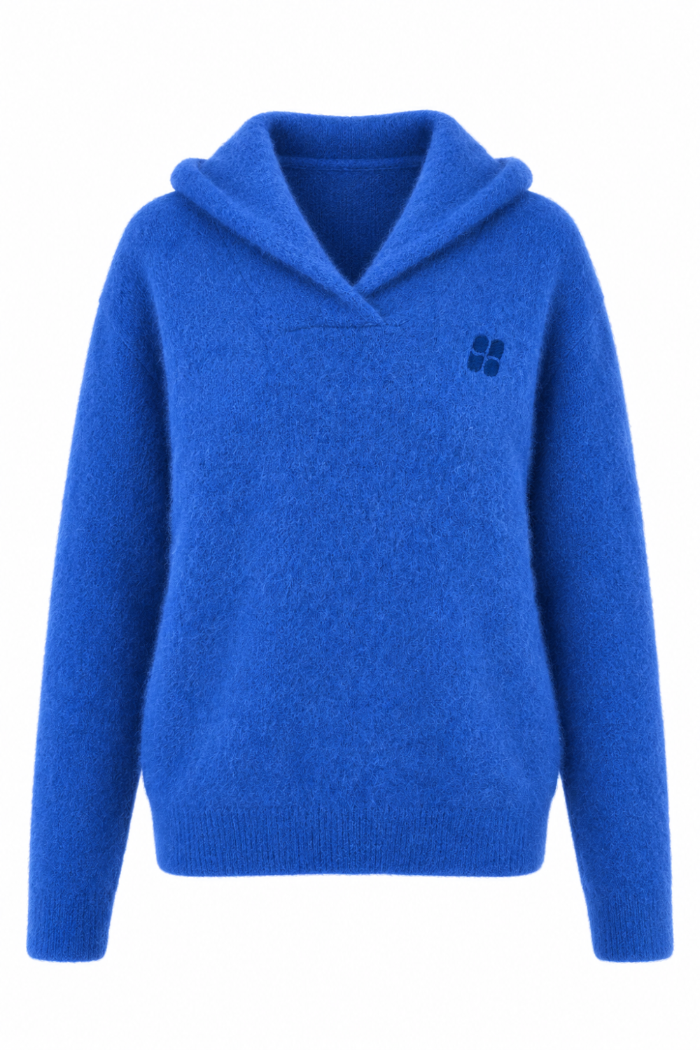 Maille capuche Nola bleu royal fabriquée en Italie
